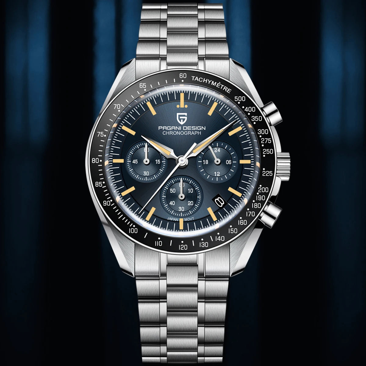 PAGANI DESIGN 2026 New Tribute to CK2998 Moon Watch Retro Luxury Quartz Watches For Men Stainless steel Sport Chronograph Man