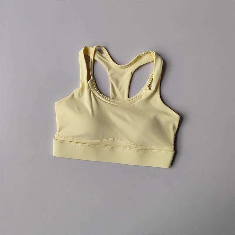 High Impact Sports Bra Shockproof Gym Bra Quick Dry Yoga Top for Women Running Vest Fitness Underwear Adjustable Sports Bra