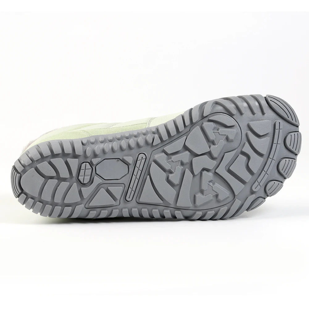 Winter Snow Boots Lightweight Barefoot Shoes Non-Slip Casual Ankle Boots Waterproof Warm Lined Booties for Walking Hiking