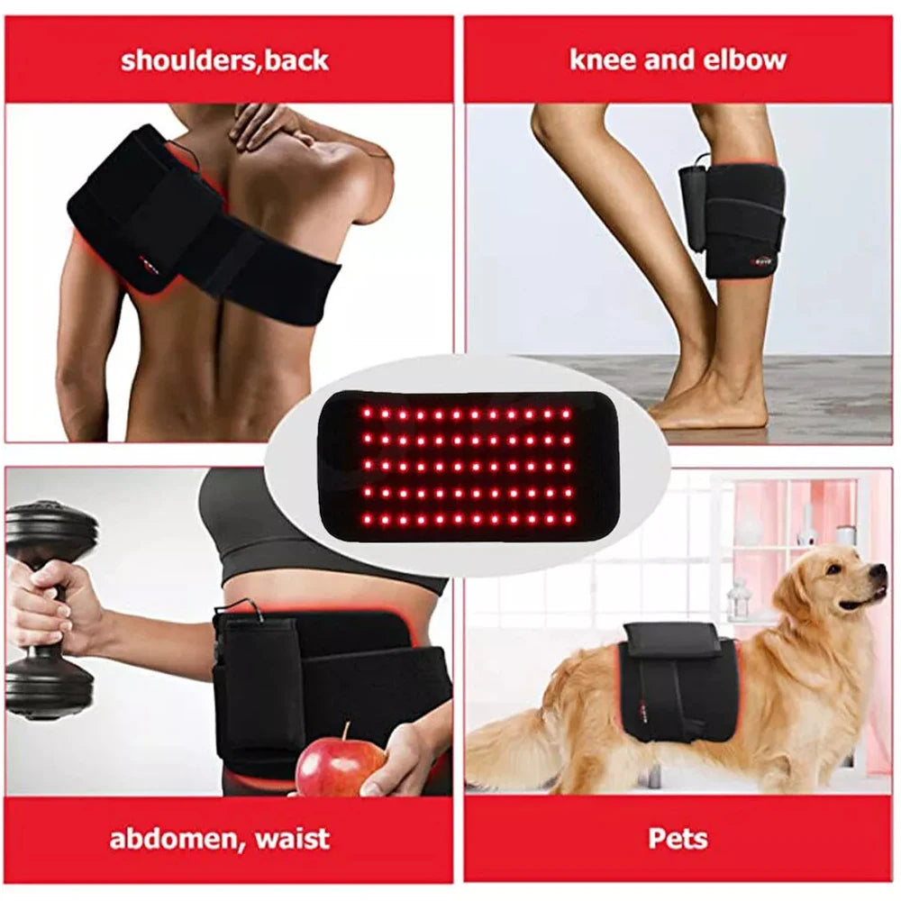 Infrared LED Light Medical Service Beauty Devices for Face and Body Back Knee Hands Feet Relief Portable Heat Pad