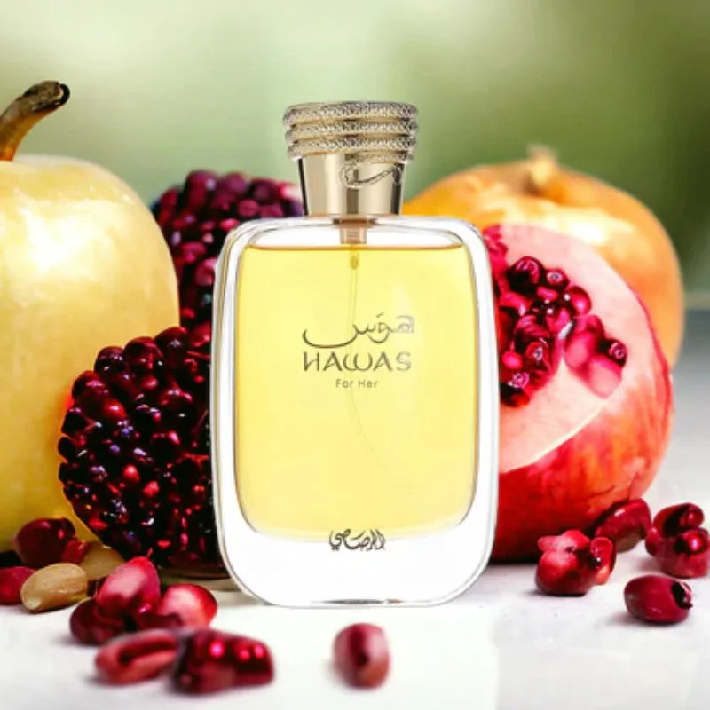 100ML RASASI Hawas for Her Pheromone Fragrance Arabian Women's Perfume Pheromone Cologne for Man Birthday Present Makeup Beauty