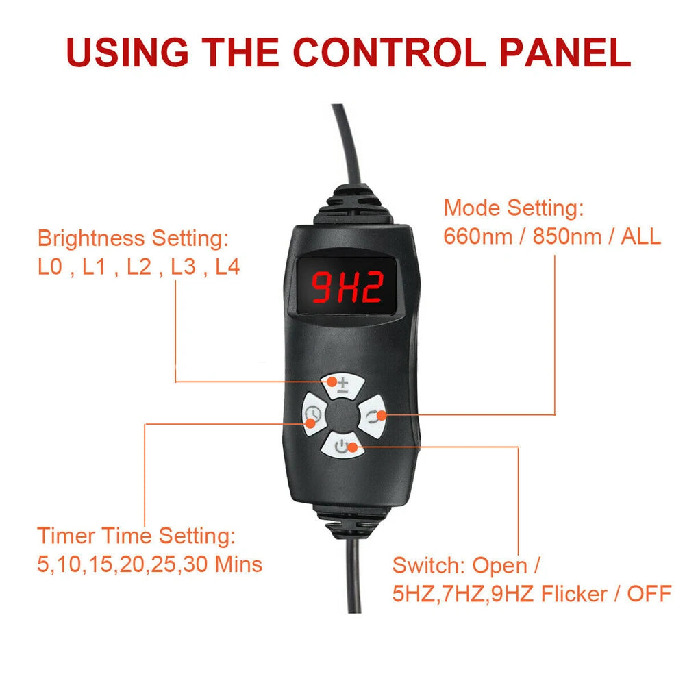 Infrared LED Light Medical Service Beauty Devices for Face and Body Back Knee Hands Feet Relief Portable Heat Pad