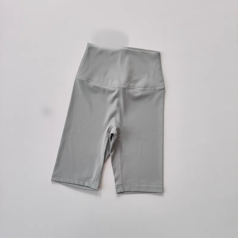 Summer Yoga Sports Shorts Women's Tight Cycling Shorts Naked Breathable Running Shorts High Waist Quick Dry Fitness Shorts