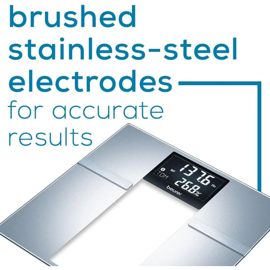 BF720 Smart Scale for Body Weight Body Fat Body Water More 400 lb Capacity Bluetooth App Connectivity Calorie Tracking MultiUse