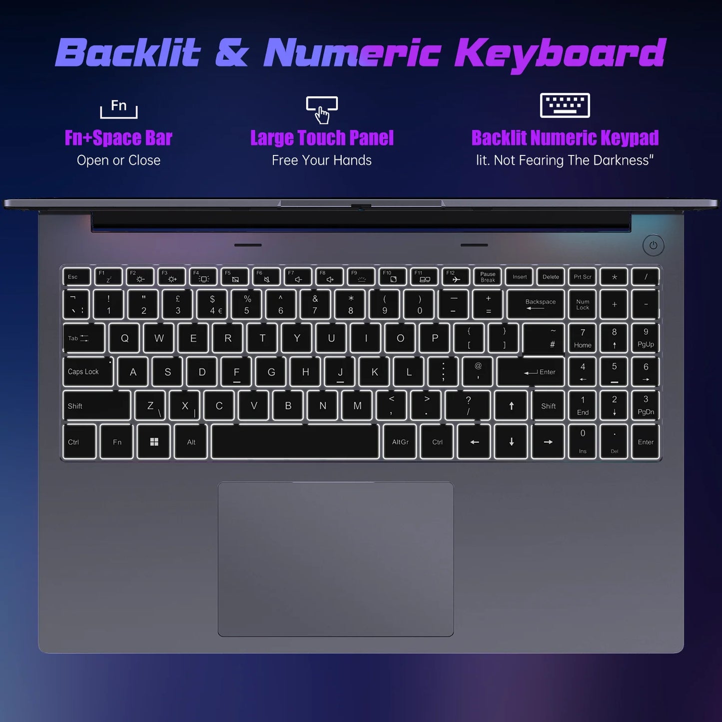 ACEMAGIC RX16 AMD Ryzen 7 7735HS 16" Ultra Slim 4400MAH Laptop 16GB LPDDR5 Ram 512GB Rom Windows 11Pro BT5.2 Wifi 6 Notebook