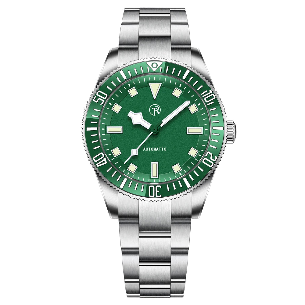 RollsTimi 2025 Men's Watches Top Luxury Automatic Watch For Men NH35 Mechanical Wristwatch AR Sapphire Super Luminous Waterproof