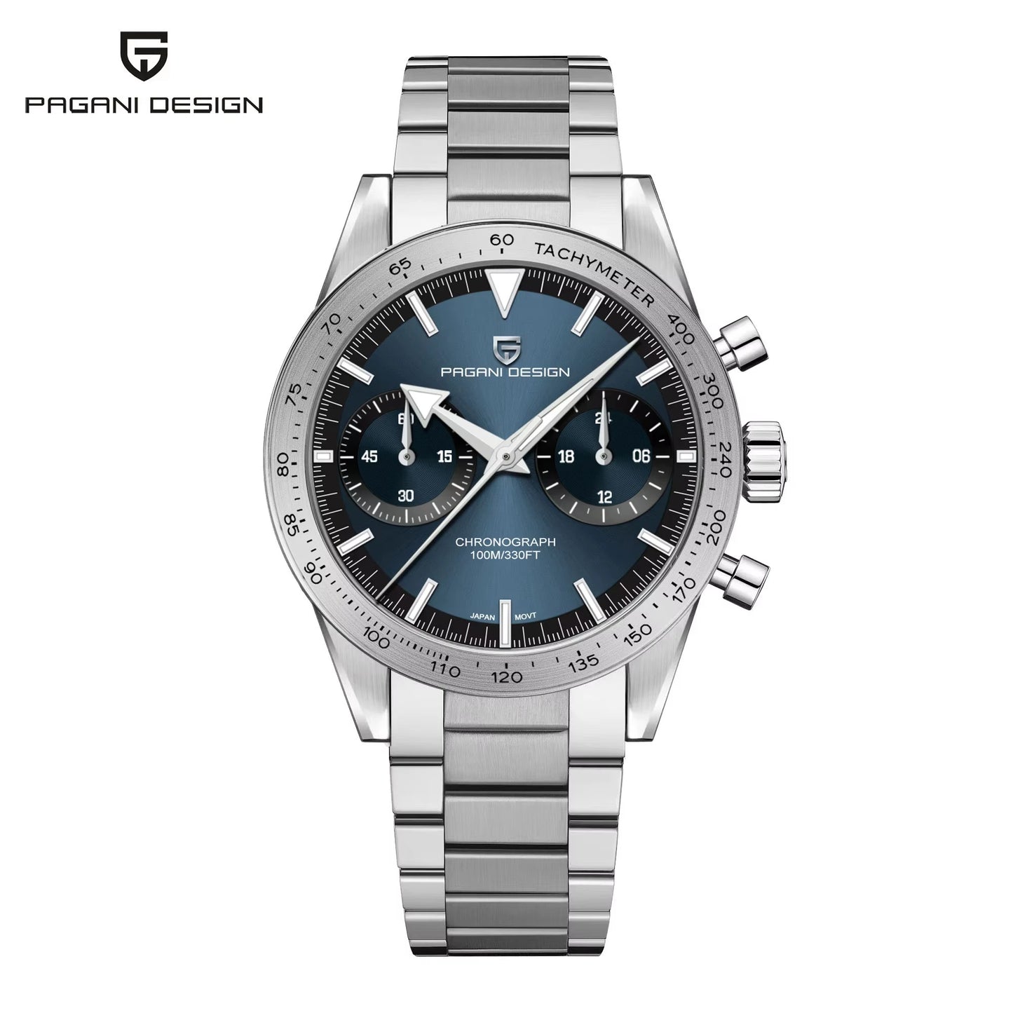 PAGANI DESIGN Retro Moon Wristwatches Mens Luxury Chronograph Quartz Watch For Men AR Sapphire Mirror Sports Reloj Hombre 2026