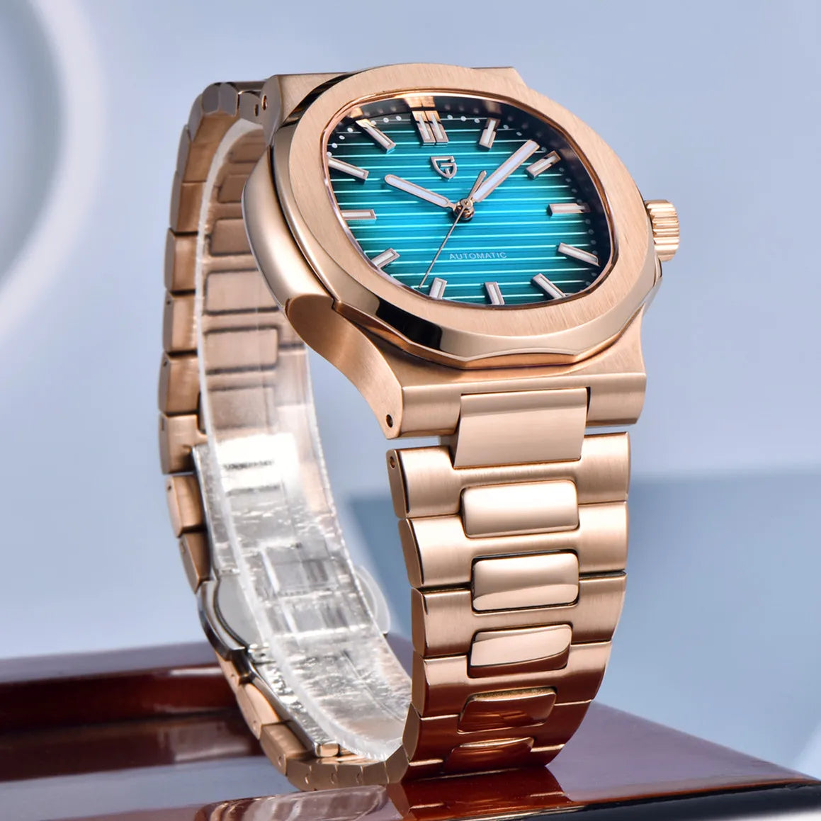 PAGANI DESIGN New Sporty Elegance Mechanical Watch Sapphire Seagull ST16 Movt Men's Watches Stainless Steel Luminous Man watch