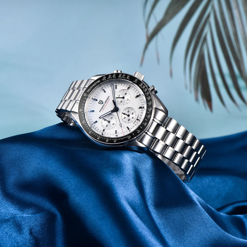 New PAGANI DESIGN Men's Watches Luxury Quartz Watch Men Sports AR Sapphire glass 100M Waterproof Luminous Speed Chronograph 2026