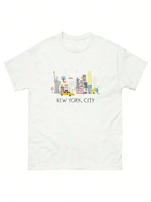 Cotton Funny T Shirts New York City Shirt New York Lovers Shirt Tee Harajuku Fashion Trend Leisure Simplicity