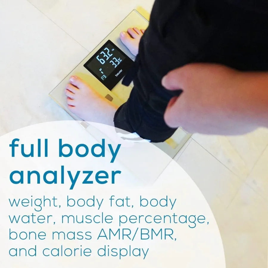 BF720 Smart Scale for Body Weight Body Fat Body Water More 400 lb Capacity Bluetooth App Connectivity Calorie Tracking MultiUse