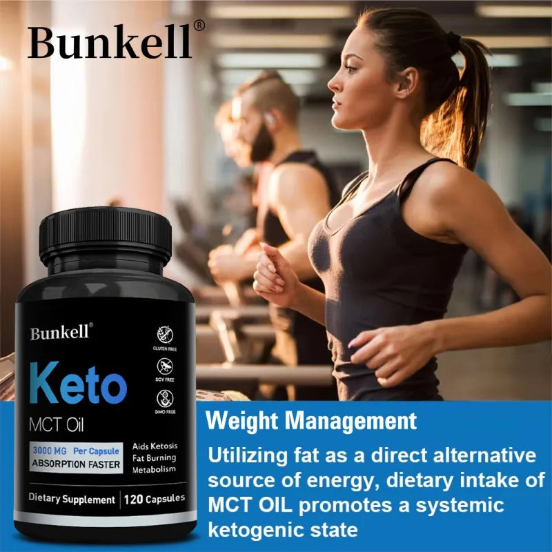 Natural Ketogenic Fat Burner, Ketogenic Diet Pills, Metabolism Boosters for Men and Women, Energy Supplement, 120 Capsules
