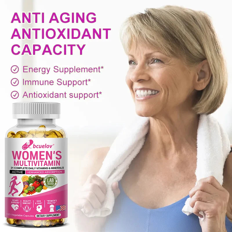 Multivitamins, accelerated metabolism antioxidant supplements, multivitamin supplements, immune women's multidimensional, cardio