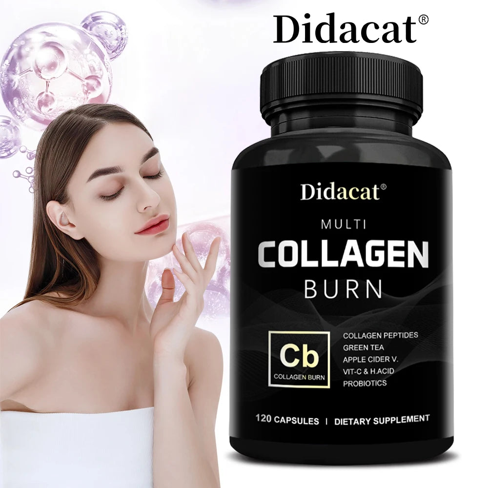 Burn body fat, multiple collagen, strong hair, nails, and skin.
