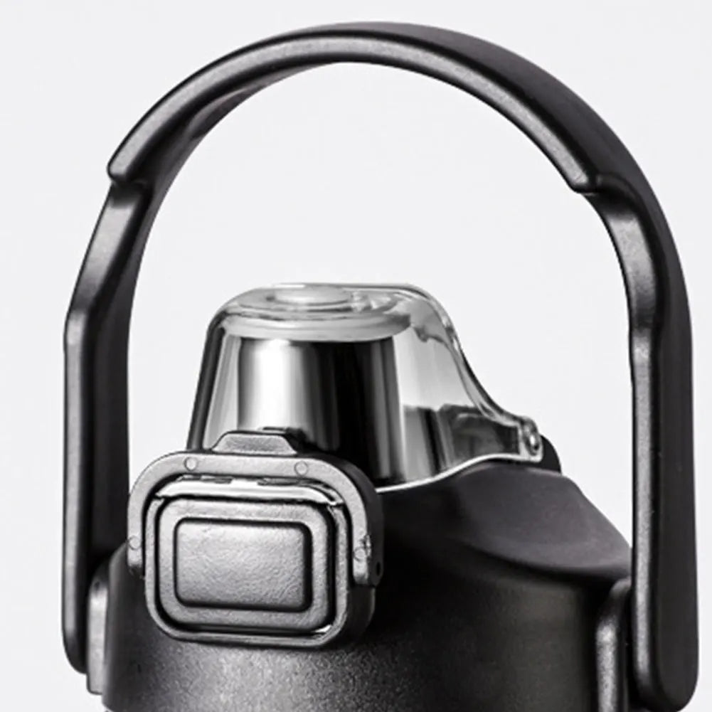 1200ml Insulated Bottle Stainless Steel Thermal Water Cup BPA Free Portable Tumbler Wide Mouth Opening for Outdoor Travel