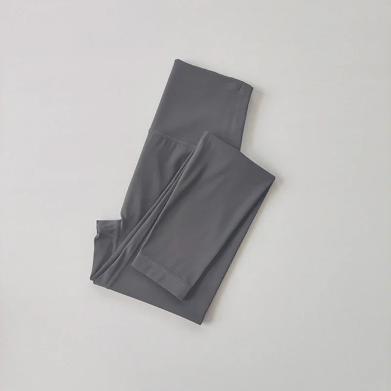 High-End Women's Naked Feeling Fitness Leggings Soft Workout Yoga Pants Energy Gym Tights for Running