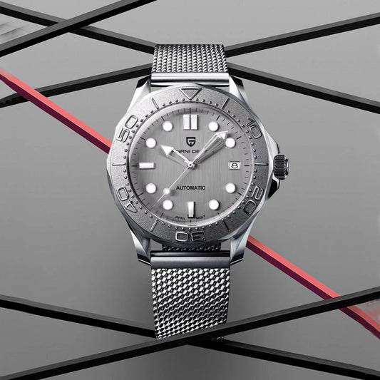 PAGANI DESIGN 007 Mens Watches Luxury Automatic Watch For Men Mechanical Wristwatch AR Sapphire Mirror Super Luminous Waterproof