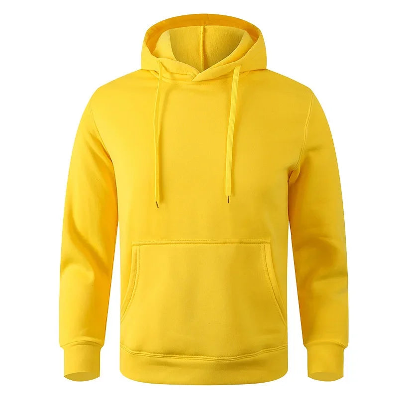 Men's Loose Fit Ultra Soft Fleece Pullover Hooded Sweatshirt With Pockets