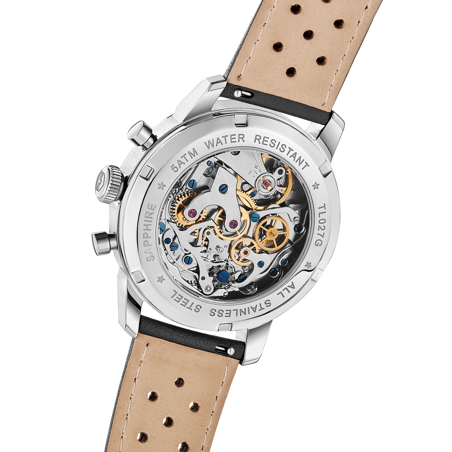 TOPHILL Chronograph Watch Racing Watch Seagull 1963 Watch ST19 Movement Sapphire Crystal  Military Limited