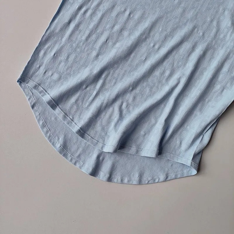 Women's Sports Vest Thin Loose Printed Yoga Clothing Sleeveless Running Blouse Yoga Vest Shirt Gym Tops