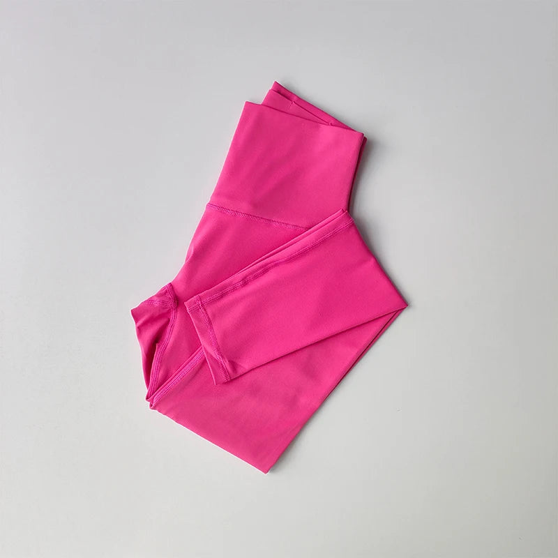 High-End Women's Naked Feeling Fitness Leggings Soft Workout Yoga Pants Energy Gym Tights for Running