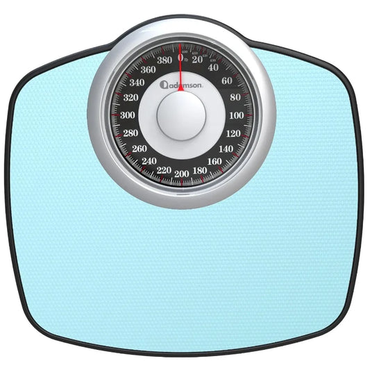 A25 Scales for Body Weight Up to 400 LB 5.3 Dial on 12.4 x 10.2 Platform AntiSkid Rubber Surface High Precision Bathroom Scale