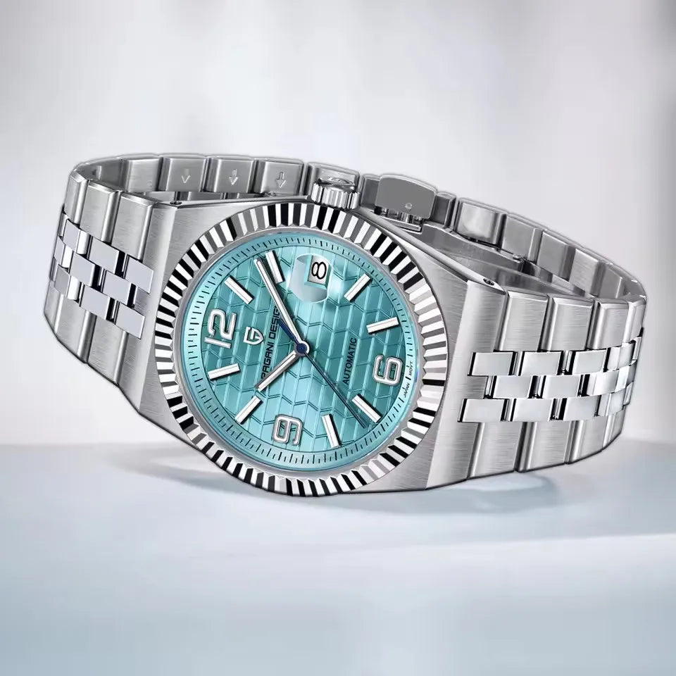 PAGANI DESIGN New Mechanical automatic Date Luxury Watch Sapphire Japan Movt Business Clock Stainless Steel Luminous Men watch