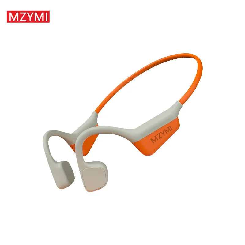 MZYMI Bone Conduction Sport Headphones I18PRO Neckband Bluetooth 5.3 Earphones Hifi Sound Running Wireless Headset TWS Earbuds