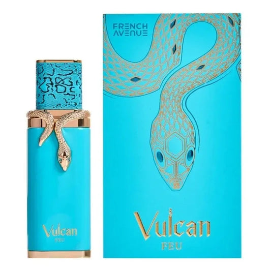 French Avenue Vulcan Feu Eau de Parfum Spray 100ml Original Arab Perfumes Lasting Floral Pheromone Perfume Cologne Makeup 3.4 Oz
