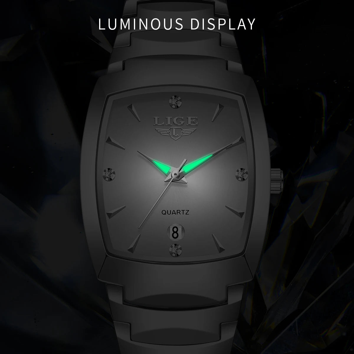 LIGE New Ladies Waterproof Watch Luxury Stainless Steel Women Watches Creative Fashion Original Elegant Quartz Wristwatch Gift