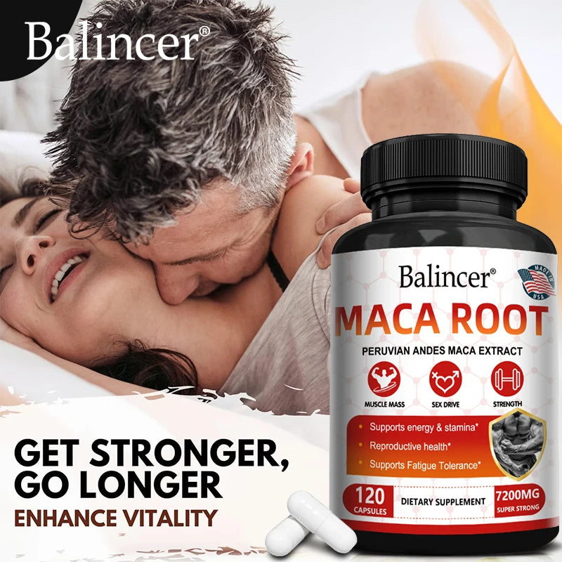 Maca Root Capsules – Boost Energy and Stamina, Improve Focus, and Boost Immunity