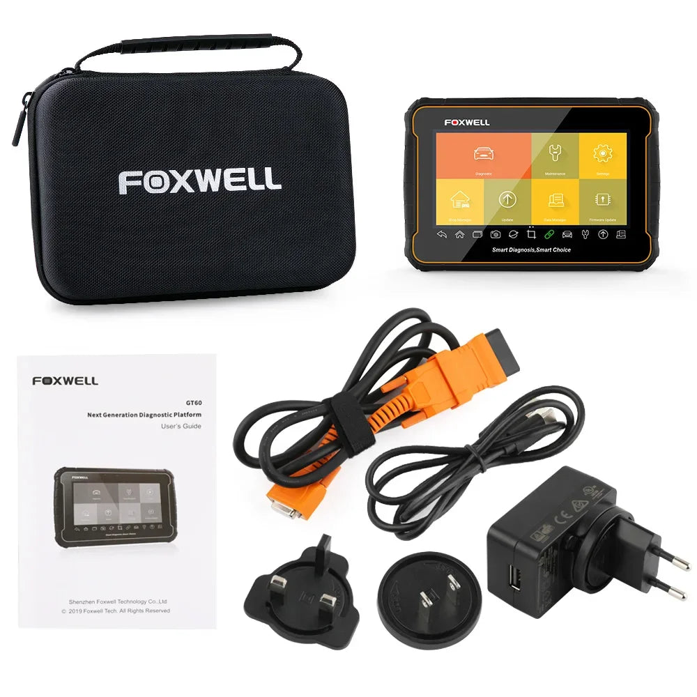 Foxwell GT60 Professional OBD2 Automotivo Scanner 24+ Reset ABS SAS TPMS Reset ODB 2 OBD2 Scanner All System Diagnostic Tool