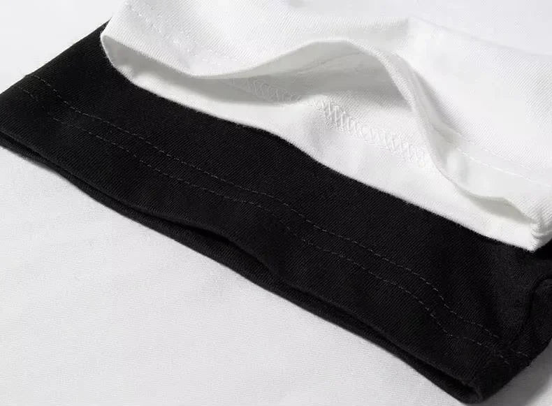 Men Tropical Christmas Hawaiian Santa Xmas Lights Palm Tree T-Shirt Funny Graphic Tshirts For MenRound Neck Loose Casual Tees