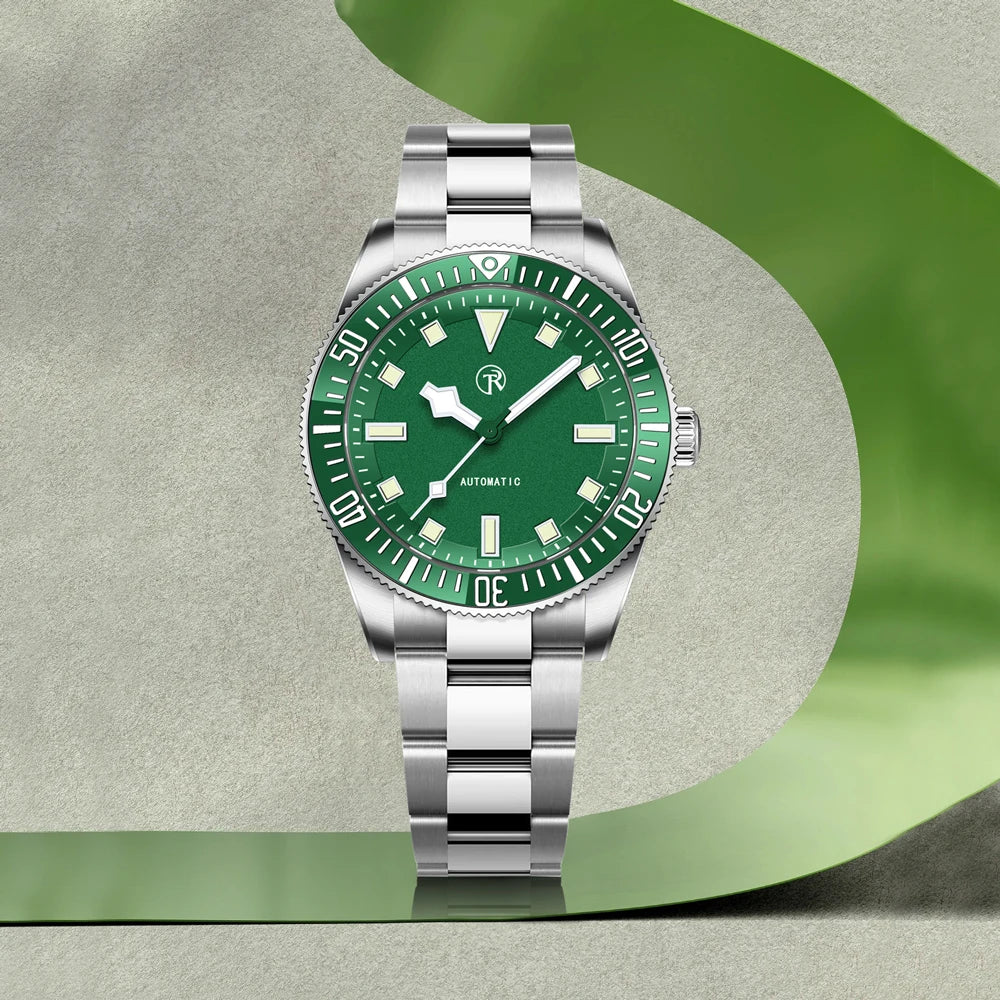 RollsTimi 2025 Men's Watches Top Luxury Automatic Watch For Men NH35 Mechanical Wristwatch AR Sapphire Super Luminous Waterproof