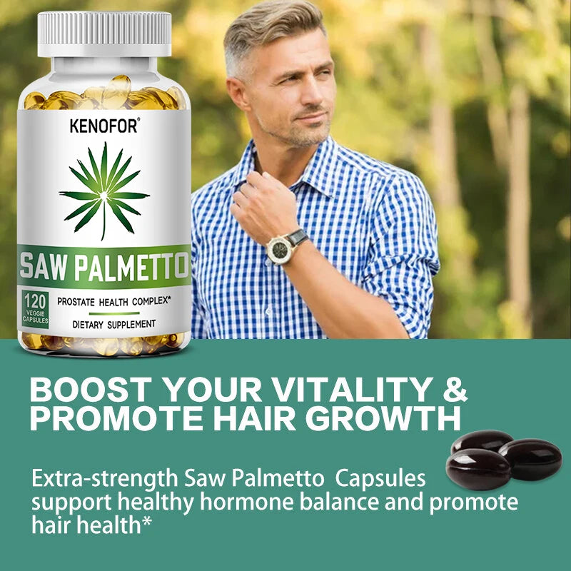 Kenofor Prostate Supplement - Reduces Urge To Urinate Frequently, DHT Blocker, Improves Sleep, Performance, Urinary Tract Health