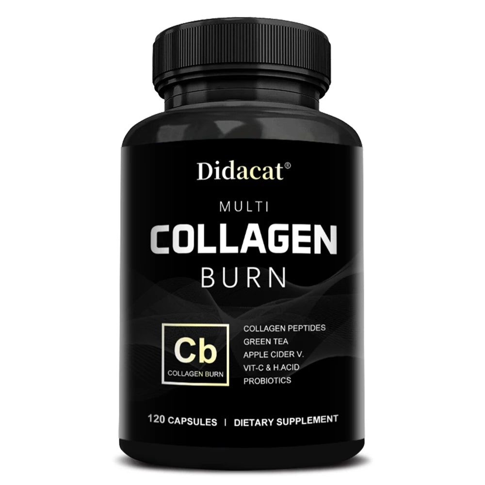 Burn body fat, multiple collagen, strong hair, nails, and skin.
