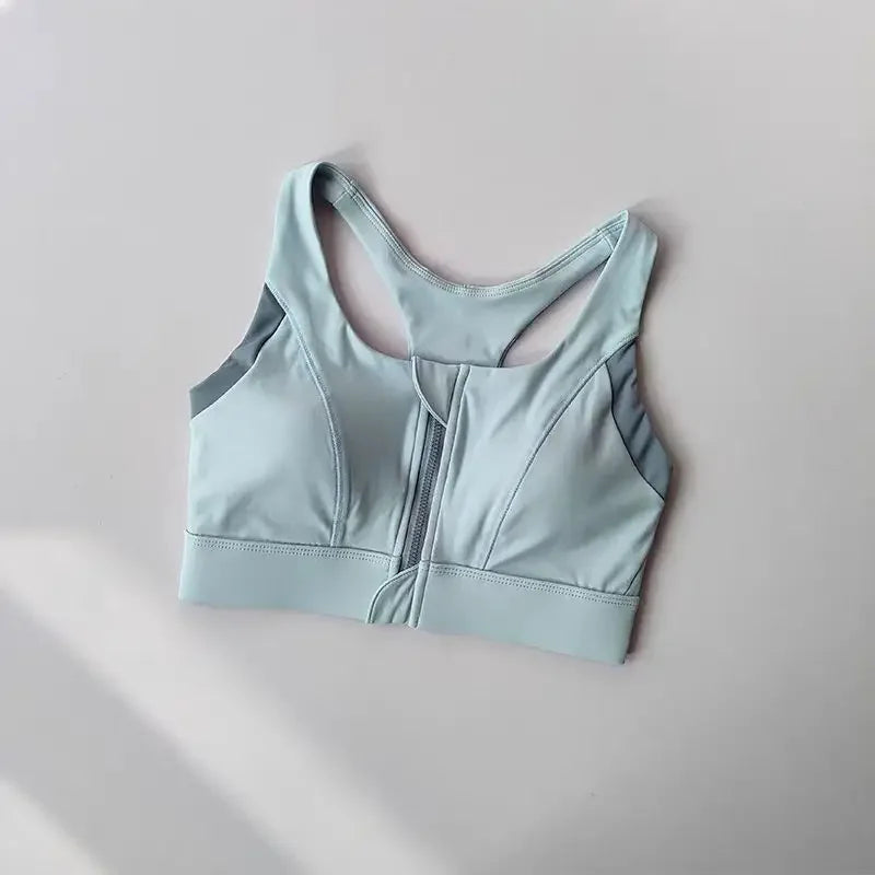 Women Breathable Sports Bra Shockproof Padded High impact Gym Running Fitness Double Layer Seamless Yoga Sports Bra Underwear