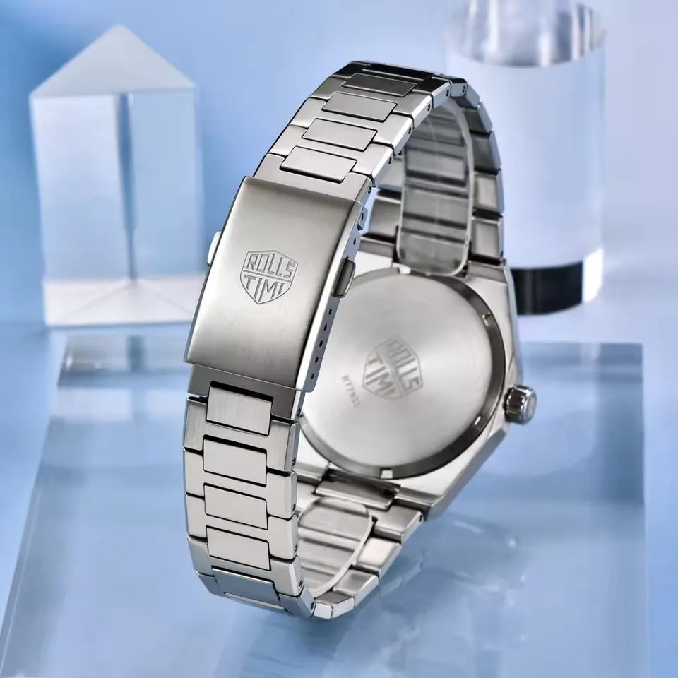 RollsTimi New Quartz Automatic Date 39mm Dial Men watch Japan Movt Stainless steel Luminous Watch Sapphire Waterproof Man watch