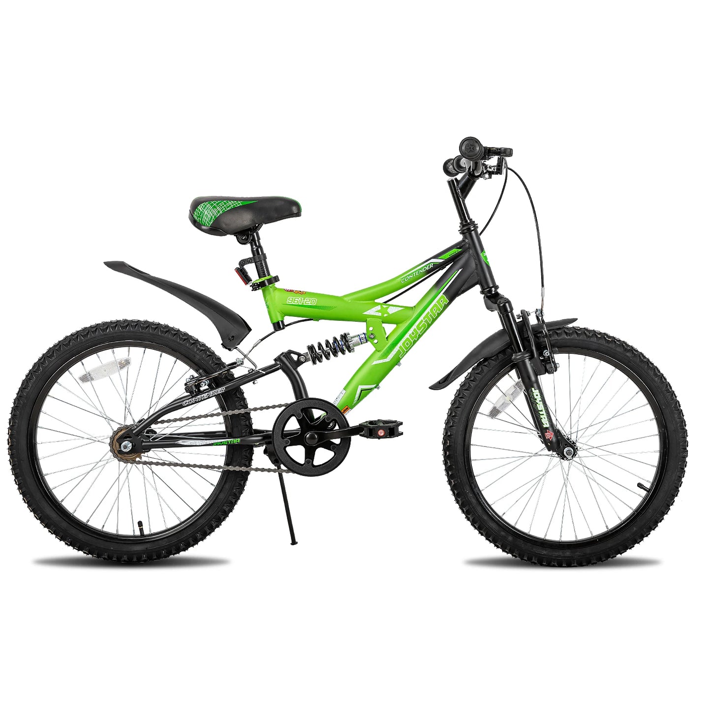 JOYSTAR 20 Inch Kids' Bike for Kids Ages 5-13 Years Old, Dual-Suspension Kids Mountain Bike