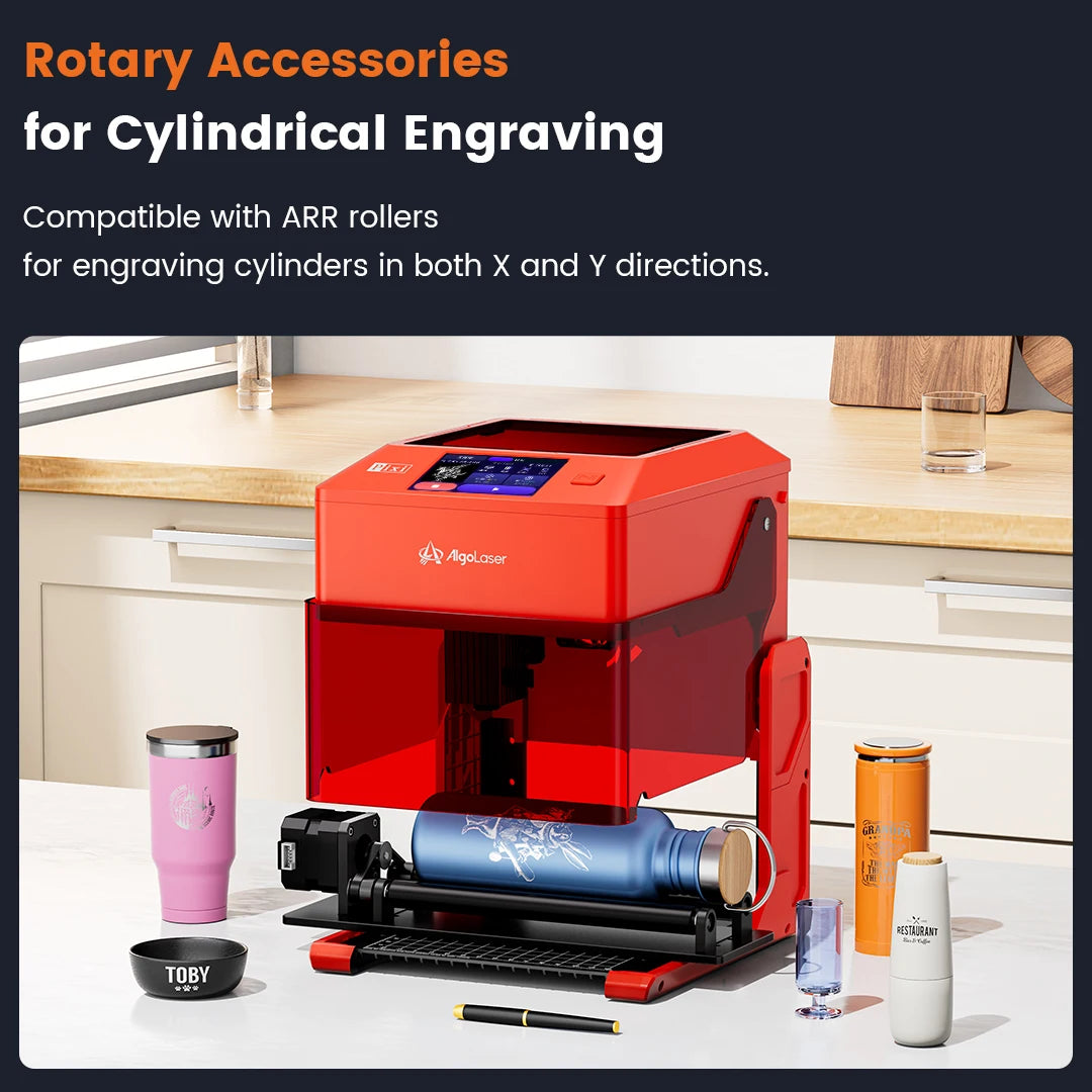 ALGO Pixi Beginner Business 5W/10W Laser Engraver Cutter for DIY Wood, Leather, Glass, Ceramic Offline Smart Screen Easy to Use