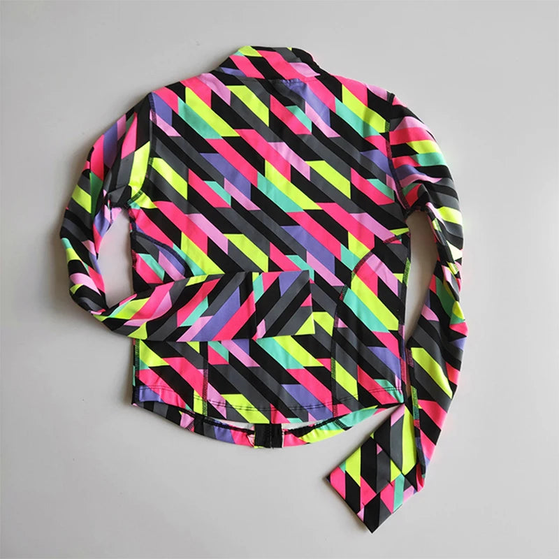 Women's Long Sleeve Sports Jacket Fitness Running Sport Coat Zipper Yoga Workout Top Gym Outdoor Clothing for Running