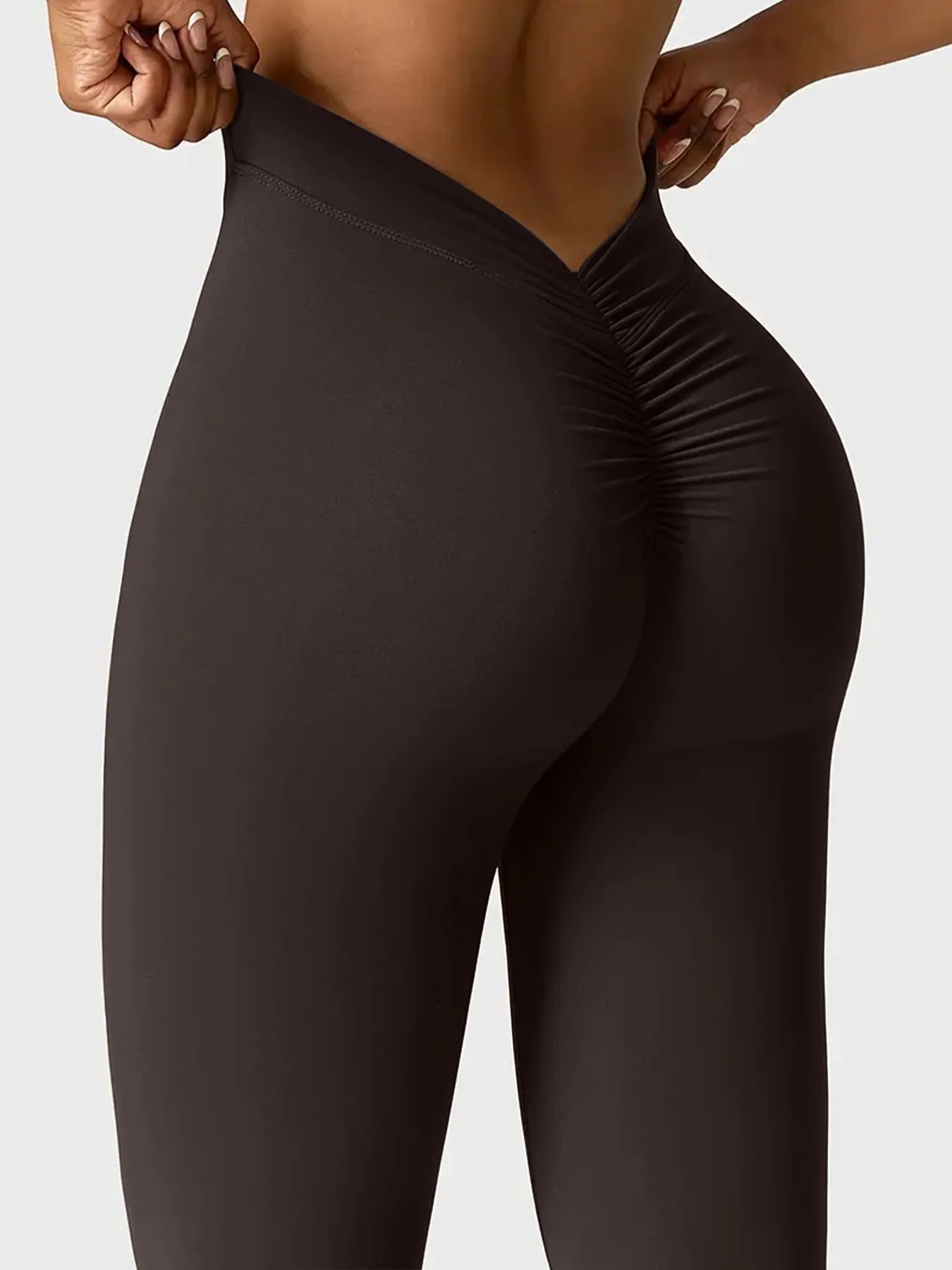 Gym Leggings Sexy V Waist Push up Leggings Women FitnessLeggings Naked Feeling Yoga Pants Workout Tights Leggings
