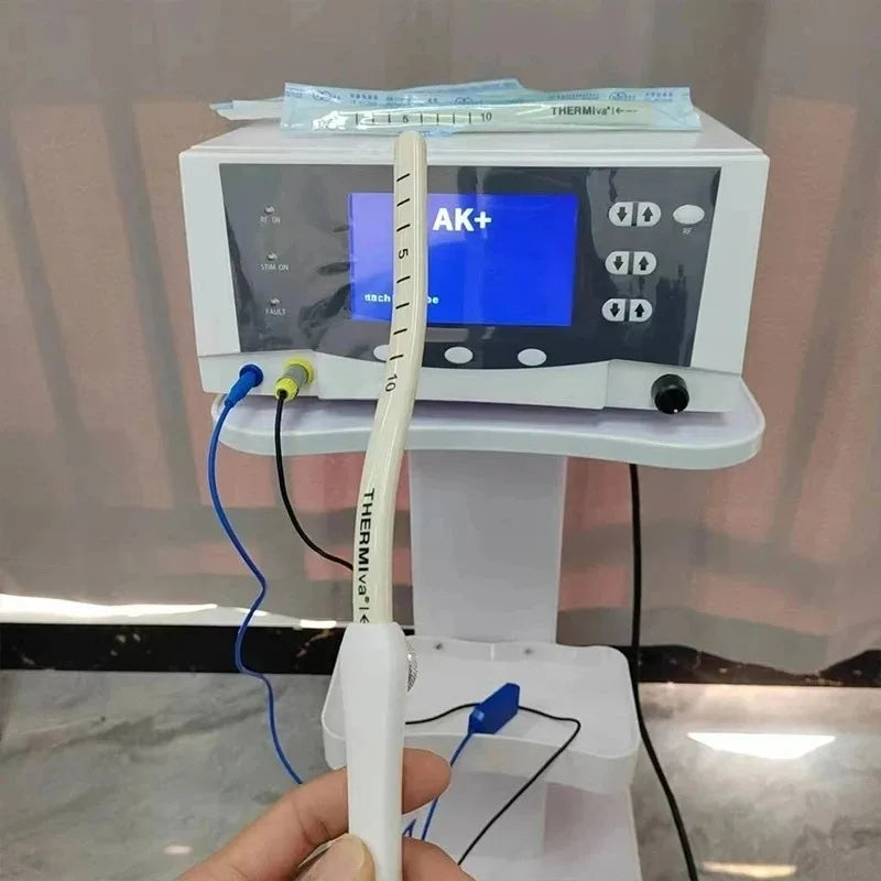 2025 latest 2-in-1 Thermiva fractional RF machine is used for private skin rejuvenation, private care and tightening repair