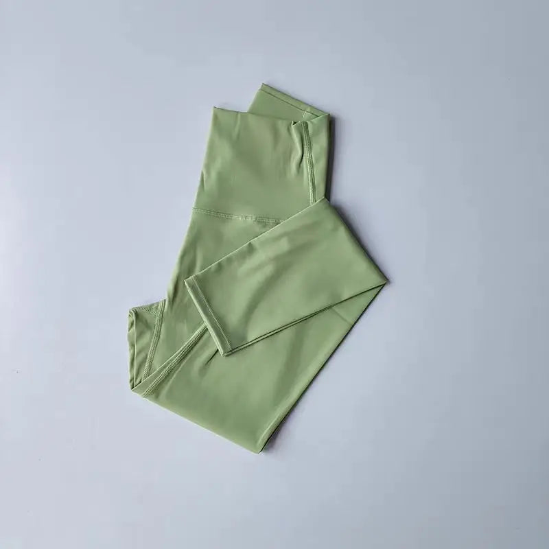 High-End Women's Naked Feeling Fitness Leggings Soft Workout Yoga Pants Energy Gym Tights for Running