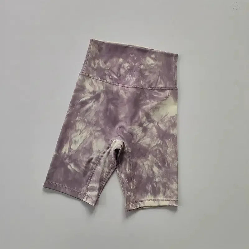 Summer Yoga Sports Shorts Women's Tight Cycling Shorts Naked Breathable Running Shorts High Waist Quick Dry Fitness Shorts