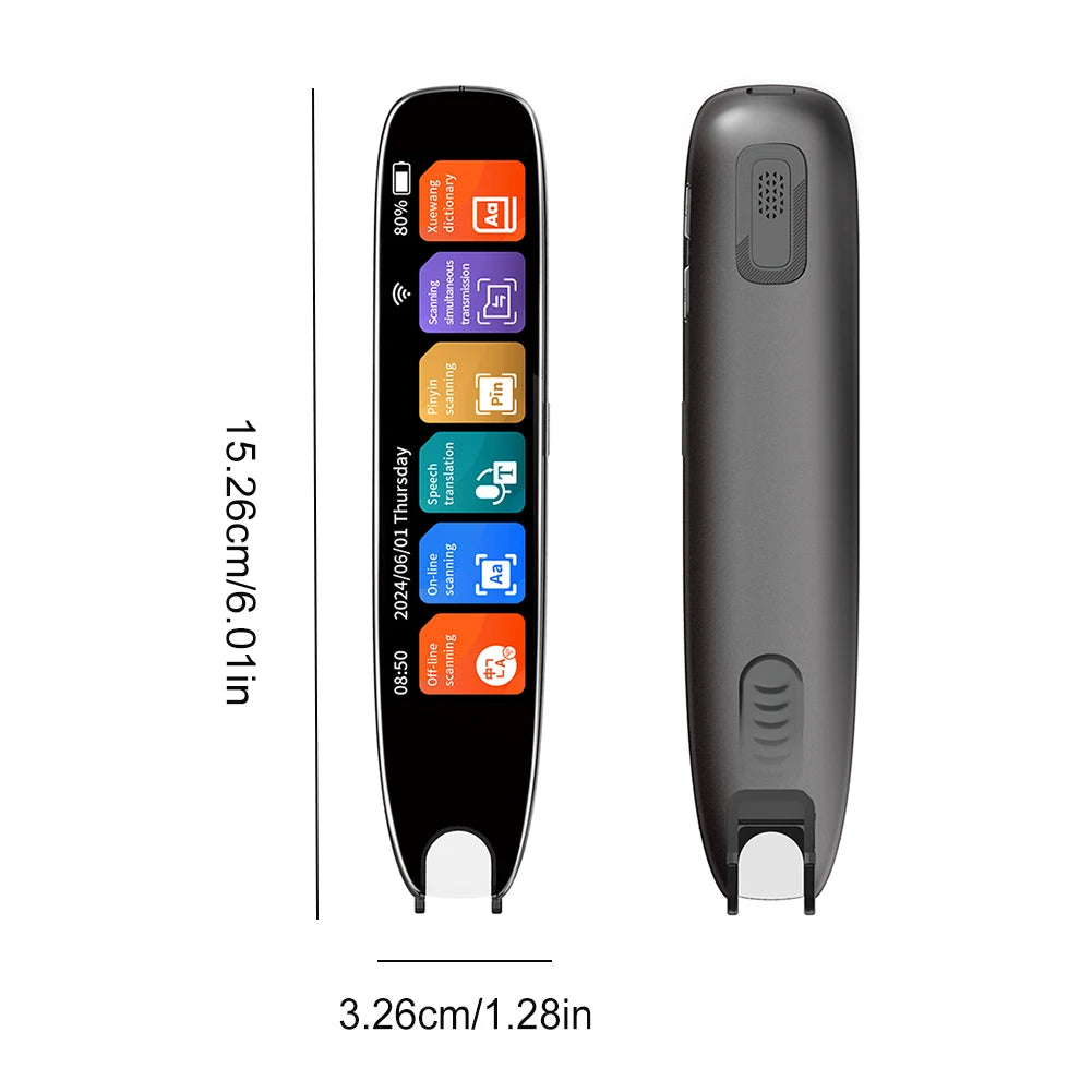 Translation Pen 142 Languages Smart Voice Translator Device Intelligent Scanning Point Reading Recording Pen for Teacher Student