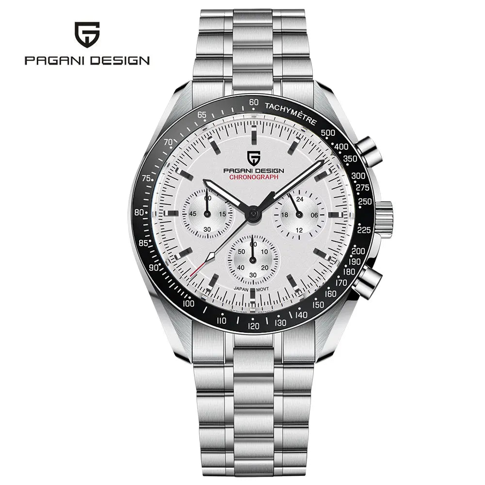PAGANI DESIGN 2026 New Tribute to CK2998 Moon Watch Retro Luxury Quartz Watches For Men Stainless steel Sport Chronograph Man