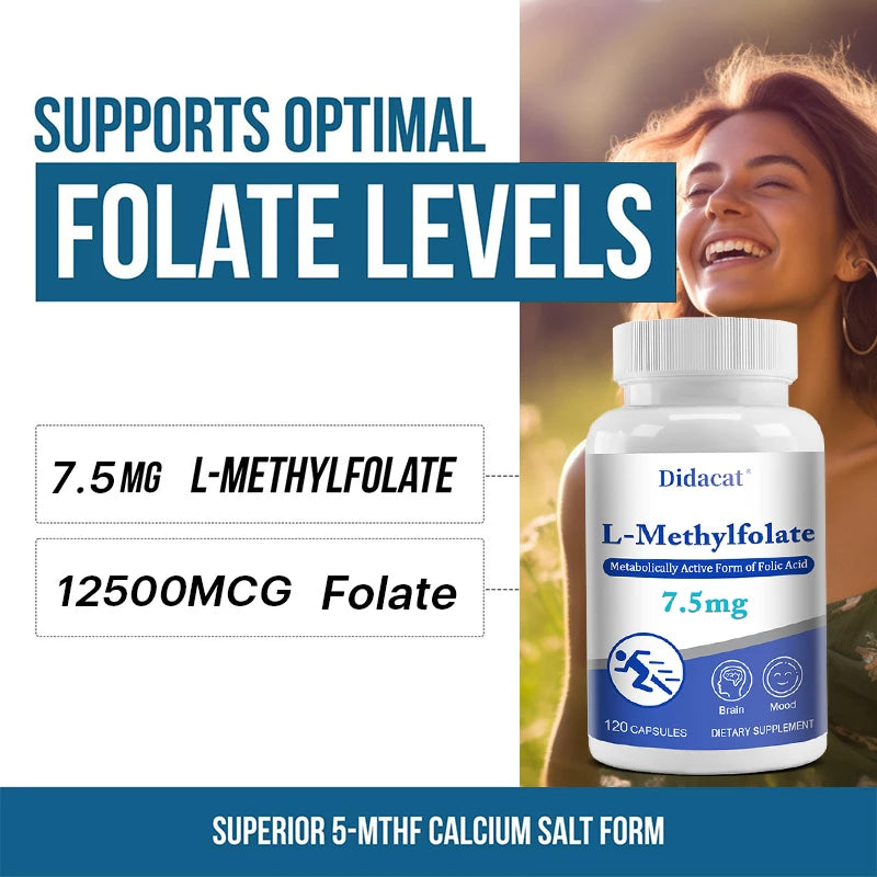 L-Methylfolate capsules improve intelligence, mood, cognition and neuroscience