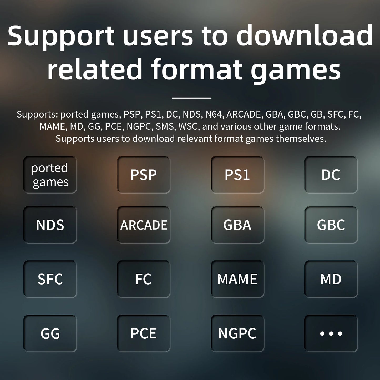 ANBERNIC RG40XX H Handheld Games Console 4.0" IPS Screen Linux 64-bit Multicolor LED Lights Retro Gaming Console Over 5000 Games